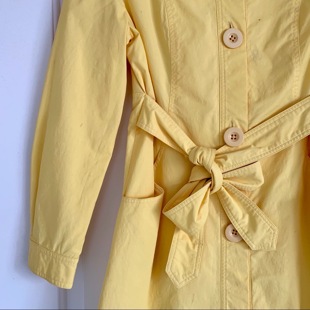 3550067 Yellow Trench Coat